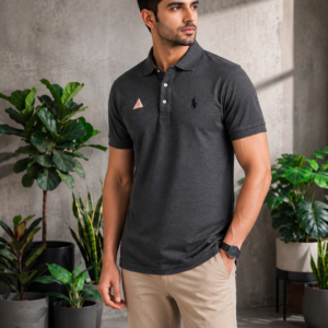101 Elite Wear Polo gray Shirt