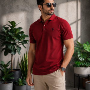 101 Elite Wear Polo red Shirt